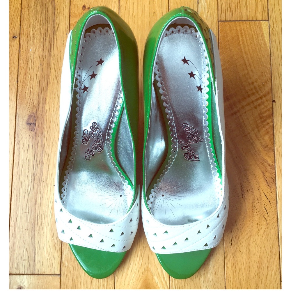 Naughty Monkey “Slice of Life” open toe heel